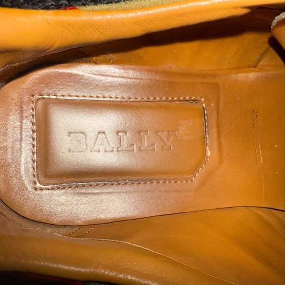 Bally Brown and Blue Retro Sneakers with Suede Accents main image 7